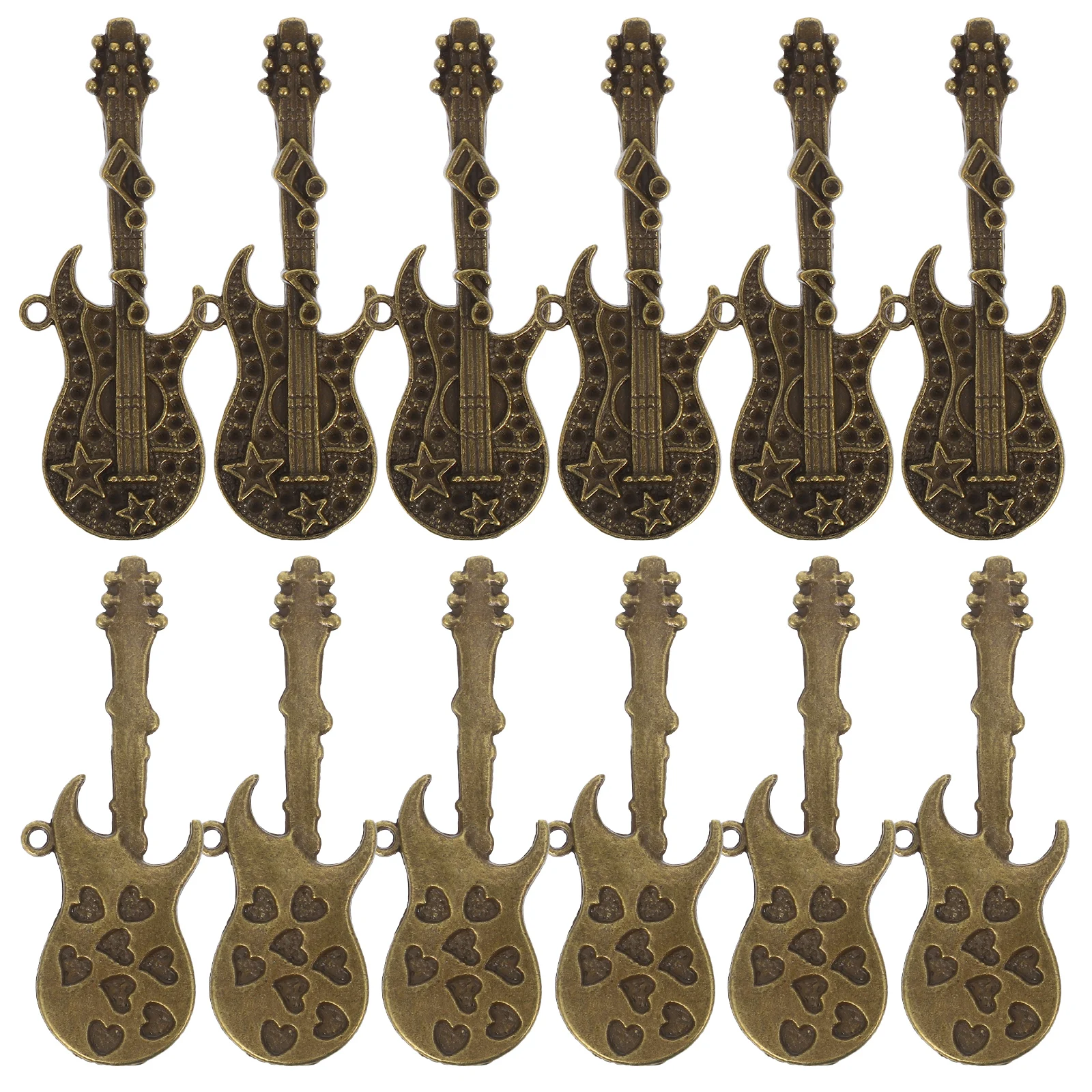 25 Pcs Guitar Pendant Mobile Phone Case Music Charm Vintage Alloy for Bracelets Necklaces Keychains DIY Jewelry Making Supplies
25 Pcs Guitar Pendant Mobile Phone Case Music Charm Vintage Alloy for Bracelets Necklaces Keychains DIY Jewelry Making Supplies