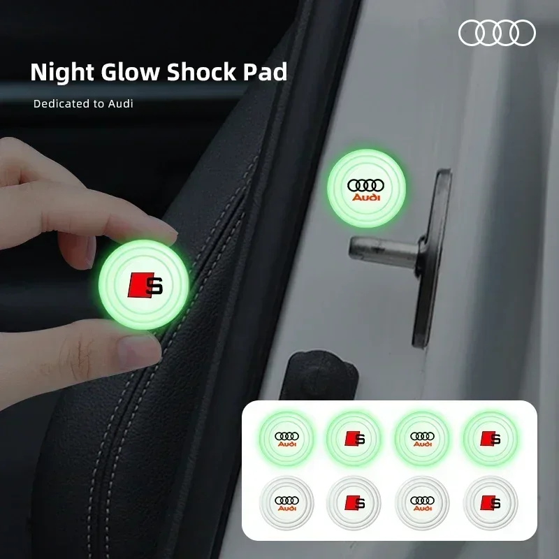 4Pcs Car Logo Luminous Type Silicone Pad Door Damping Pad Sticker For Audi Sline TT Q2 Q3 Q5 Q7 Q8 A3 A4 A5 A6 A7 R8 B5 B6 B7 B8
4Pcs Car Logo Luminous Type Silicone Pad Door Damping Pad Sticker For Audi Sline TT Q2 Q3 Q5 Q7 Q8 A3 A4 A5 A6 A7 R8 B5 B6 B7 B8