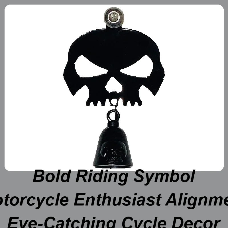 Skull Bell Hanger Mount Motorcycle Motorcycle Bell With Hanger For Biker Metal Cycling Pendants For Father Women Men Boyfriend
Skull Bell Hanger Mount Motorcycle Motorcycle Bell With Hanger For Biker Metal Cycling Pendants For Father Women Men Boyfriend