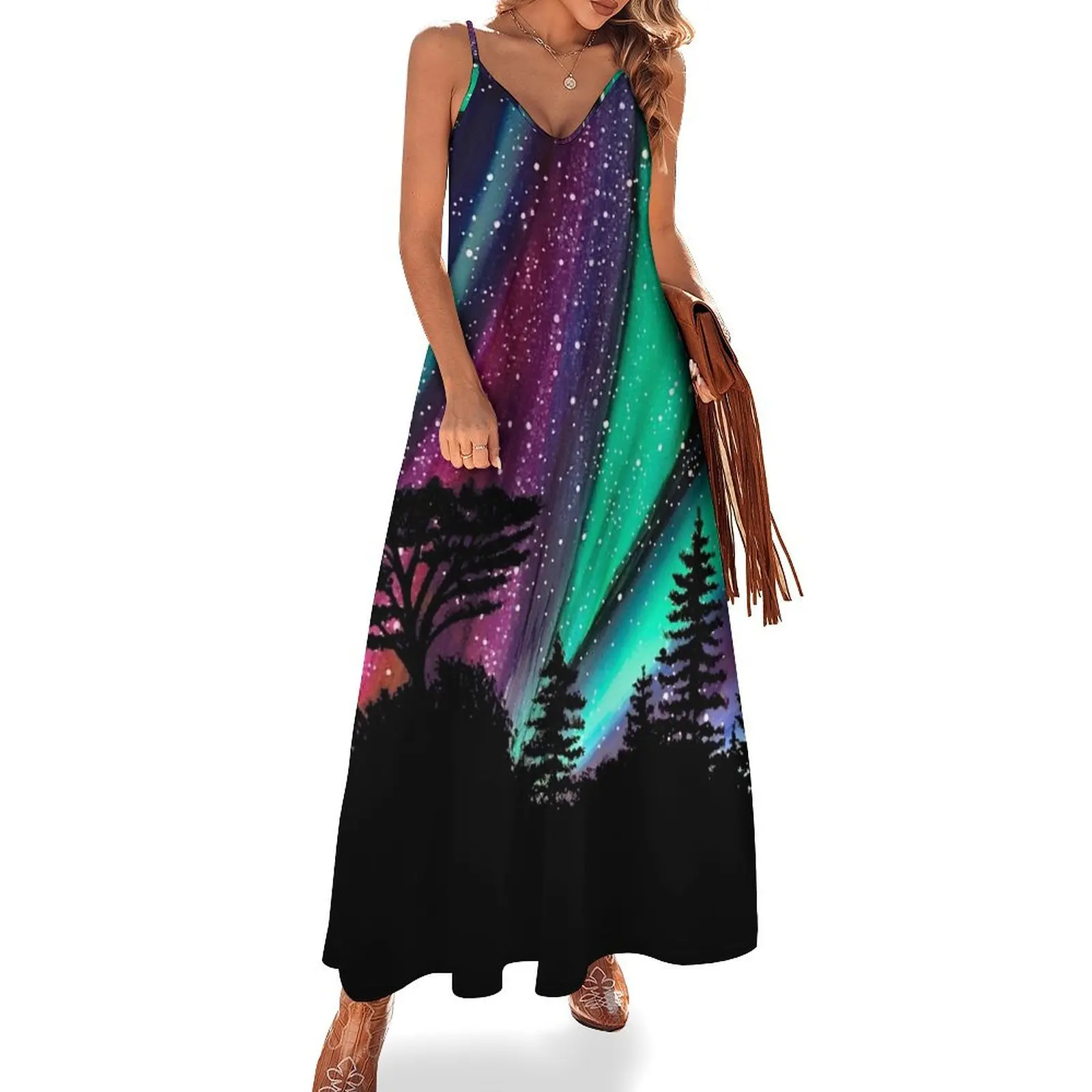 Alaskan Aurora Aurora Borealis Northern Lights Sleeveless Long Dress elegant dress women evening dress summer dresses
Alaskan Aurora Aurora Borealis Northern Lights Sleeveless Long Dress elegant dress women evening dress summer dresses