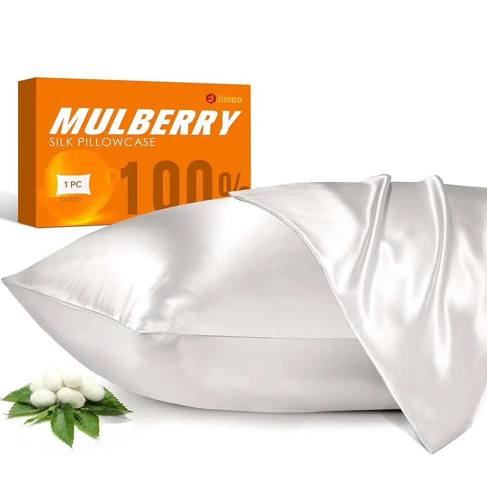 2 Pa 100% Mulberry Silk Pillowcase For Hair And Skin, 22 Momme Natural Silk Pillow Cases Set Of 2 With Zipper, Pillow Cover For
2 Pa 100% Mulberry Silk Pillowcase For Hair And Skin, 22 Momme Natural Silk Pillow Cases Set Of 2 With Zipper, Pillow Cover For