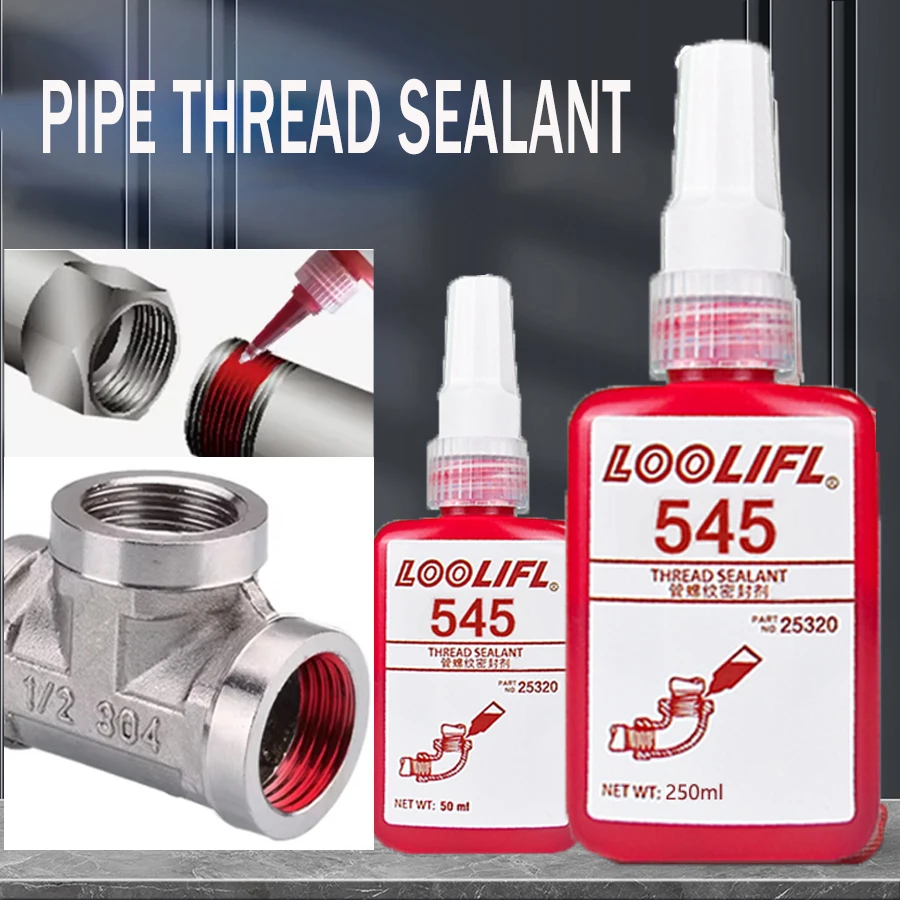 545 Loctitt pipe thread sealant, pipe joint fastening thread sealant, high pressure and high temperature resistant
545 Loctitt pipe thread sealant, pipe joint fastening thread sealant, high pressure and high temperature resistant