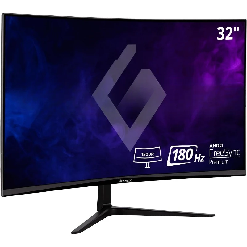 32-дюймовый изогнутый игровой монитор 1080p, 1 мс, 180 Гц, с FreeSync Premium, уход за глазами, HDMI и портом дисплея
32-дюймовый изогнутый игровой монитор 1080p, 1 мс, 180 Гц, с FreeSync Premium, уход за глазами, HDMI и портом дисплея