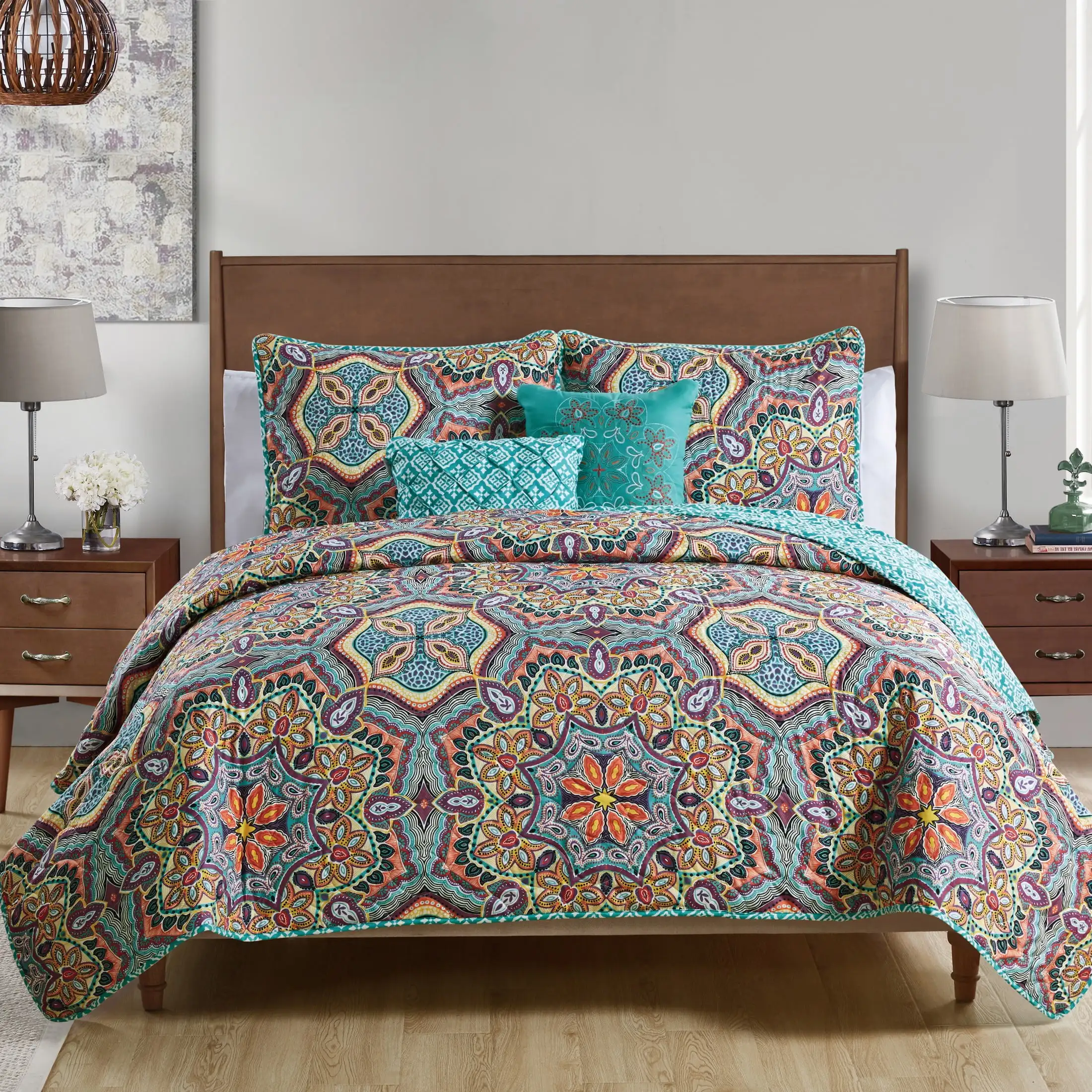 Двусторонний комплект одеял Yara Aqua Medallion из 4 предметов, Twin/Twin Xl, для взрослых, унисекс
Двусторонний комплект одеял Yara Aqua Medallion из 4 предметов, Twin/Twin Xl, для взрослых, унисекс