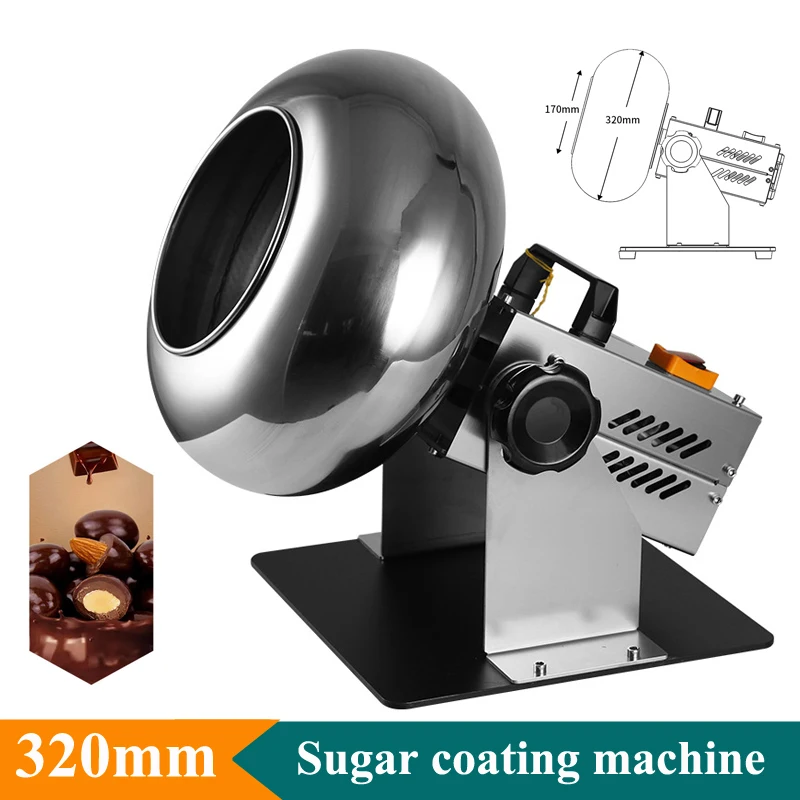 Electric Commercial Automatic Sugar Coating Machine Candy Peanut Chocolate Candy Sugar Coating Machine
Electric Commercial Automatic Sugar Coating Machine Candy Peanut Chocolate Candy Sugar Coating Machine