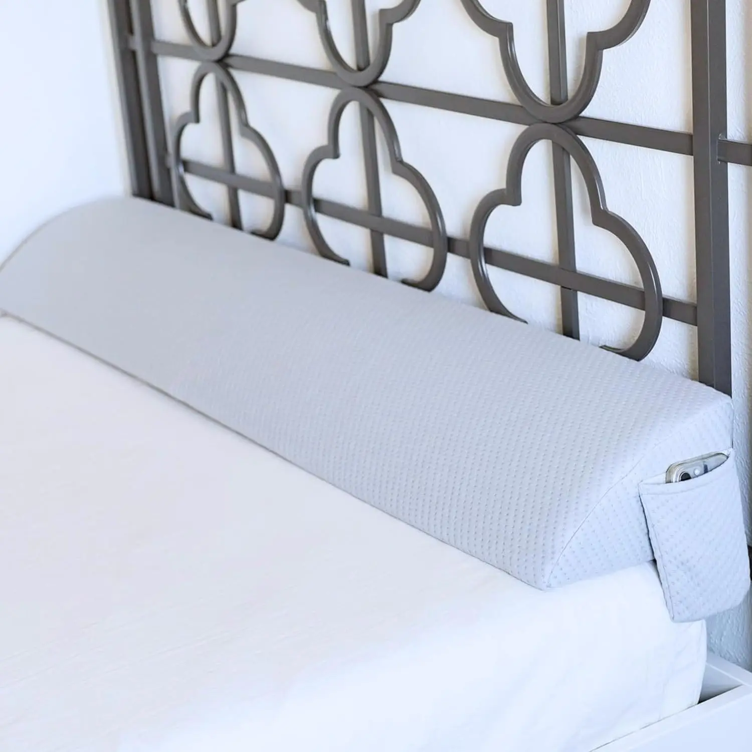 Bed Gap Filler With Large Side Pockets, Bed Wedge Pillow For Headboard, Mattr Gap Filler For Bed, Long Wedge Pillow, Queen
Bed Gap Filler With Large Side Pockets, Bed Wedge Pillow For Headboard, Mattr Gap Filler For Bed, Long Wedge Pillow, Queen