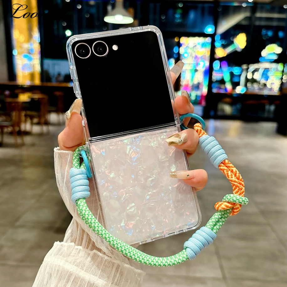 Красочный чехол-ремешок Aurora для Samsung Galaxy Z Flip 7 6 5 flip 4 3 flip7, ремешок на запястье, жесткий акриловый противоударный чехол
Красочный чехол-ремешок Aurora для Samsung Galaxy Z Flip 7 6 5 flip 4 3 flip7, ремешок на запястье, жесткий акриловый противоударный чехол