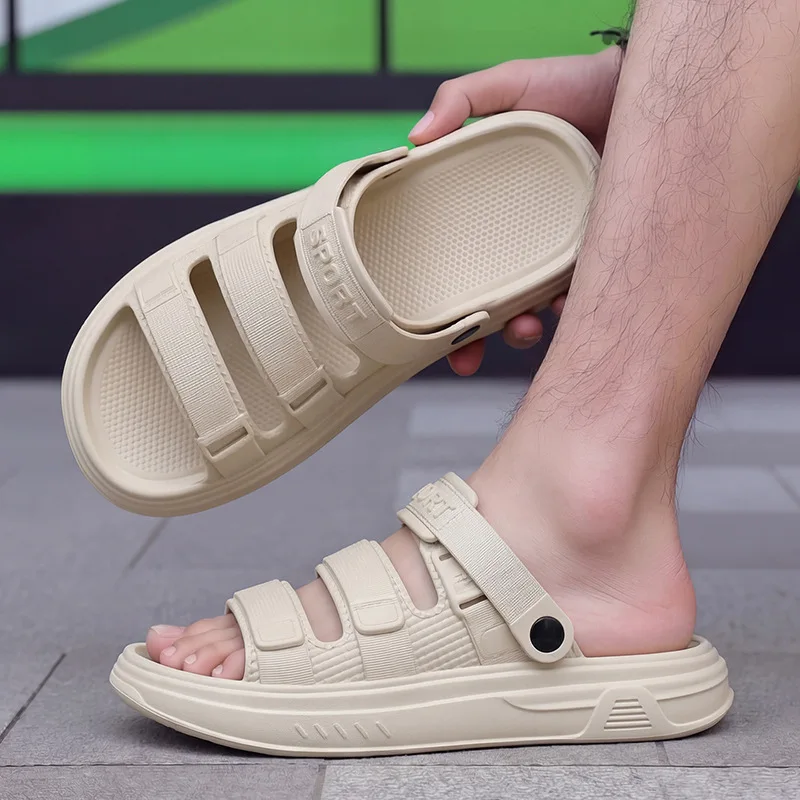 Men Summer Sandals Outdoor Non Slip Beach Slippers Breathable Anti Odor Driving Shoes Casual Water Shoes Double Use Flip Flops
Men Summer Sandals Outdoor Non Slip Beach Slippers Breathable Anti Odor Driving Shoes Casual Water Shoes Double Use Flip Flops