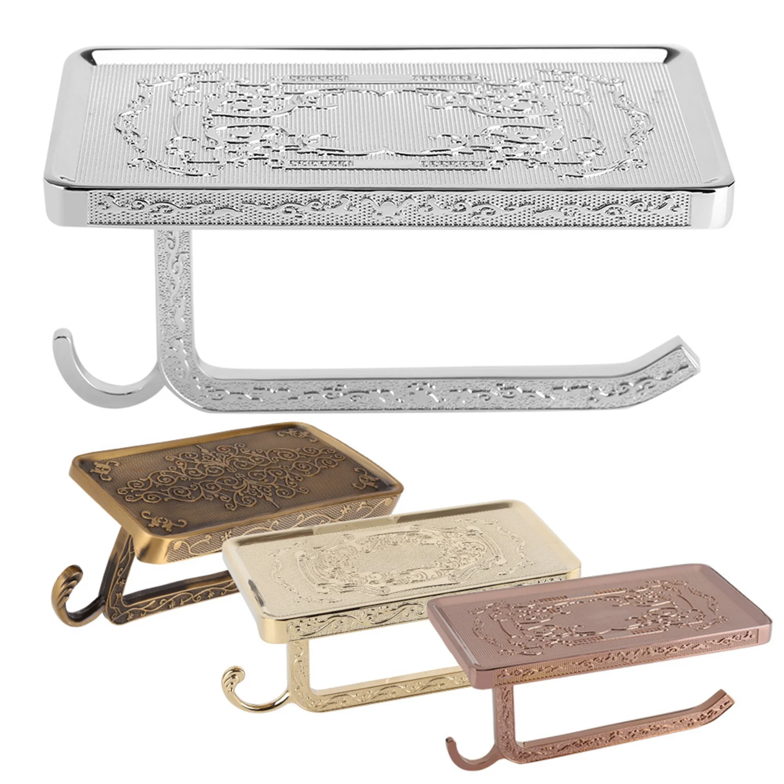 Антикварный держатель для туалетной бумаги из латуни в винтажном стиле, настенный, с полкой для телефона, для ванной комнаты
Антикварный держатель для туалетной бумаги из латуни в винтажном стиле, настенный, с полкой для телефона, для ванной комнаты