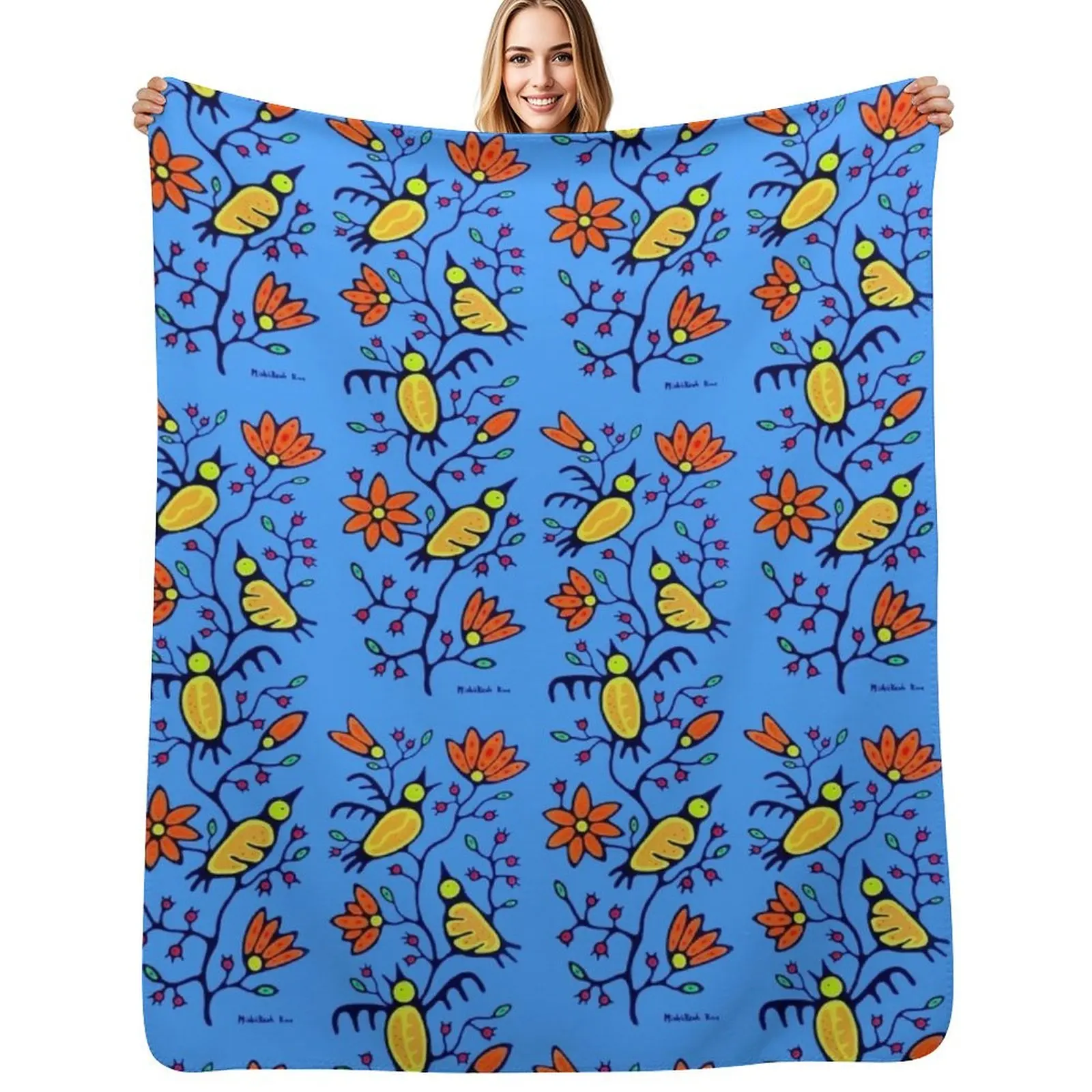 Orange flowers Throw Blanket Fluffy Cozy Throw Blanket for Home Decor
Orange flowers Throw Blanket Fluffy Cozy Throw Blanket for Home Decor