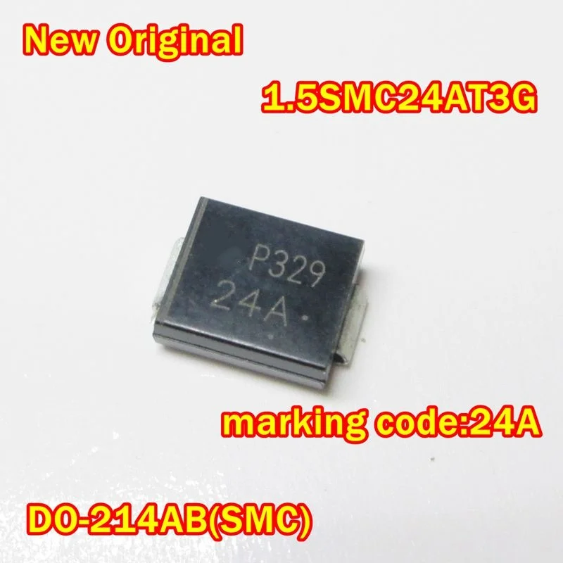 1Pcs to 100Pcs New Original 1.5Smc24At3G Do-214Ab(Smc) Marking Code:24A Unidirectional Transient Voltage Suppressor
1Pcs to 100Pcs New Original 1.5Smc24At3G Do-214Ab(Smc) Marking Code:24A Unidirectional Transient Voltage Suppressor