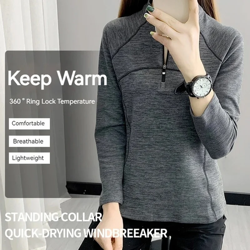 (M-4XL)Women's Lightweight Fleece Tops Camping Hiking Jacket Autumn Winter Quick-Dry Breathable Running Base Layer Shirt
(M-4XL)Women's Lightweight Fleece Tops Camping Hiking Jacket Autumn Winter Quick-Dry Breathable Running Base Layer Shirt
