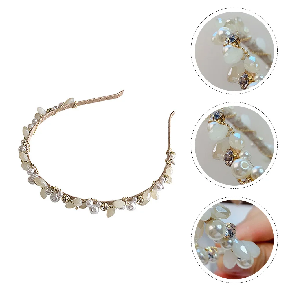 1pc Pearl Hoop For Women Elegant Headband Decor Fashion Hair Accessories Decorative Hairband Hair Jewelry Headwear For Party
1pc Pearl Hoop For Women Elegant Headband Decor Fashion Hair Accessories Decorative Hairband Hair Jewelry Headwear For Party