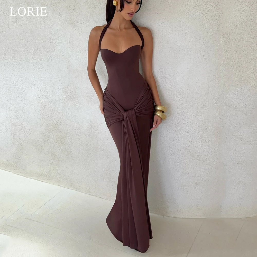 LORIE Bodycon Maxi Evening Dress Sexy Halter Sleeveless Pleated Prom Dress Simple Waist-cinching Party Gowns 2026 Customized
LORIE Bodycon Maxi Evening Dress Sexy Halter Sleeveless Pleated Prom Dress Simple Waist-cinching Party Gowns 2026 Customized