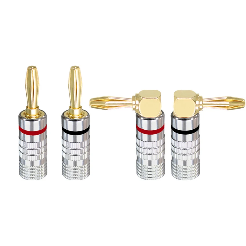 2PCS DIY Speaker Banana Plug Connectors 4MM Gold Plated Copper Hifi Amp Speaker Adapter Terminal Connectors Banana Plugs
2PCS DIY Speaker Banana Plug Connectors 4MM Gold Plated Copper Hifi Amp Speaker Adapter Terminal Connectors Banana Plugs
