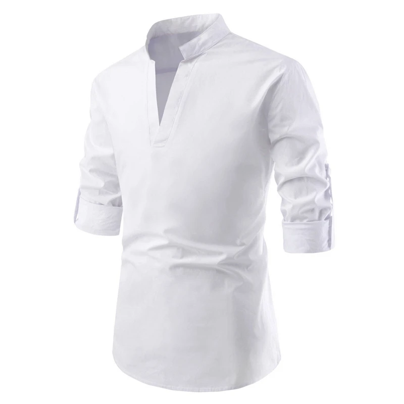 Fashion 2022 Men S Stand Collar Cotton T Shirt Camisa Polo Shirts Camisas Para Hombre Longsleeve Shirt for Men
Fashion 2022 Men S Stand Collar Cotton T Shirt Camisa Polo Shirts Camisas Para Hombre Longsleeve Shirt for Men
