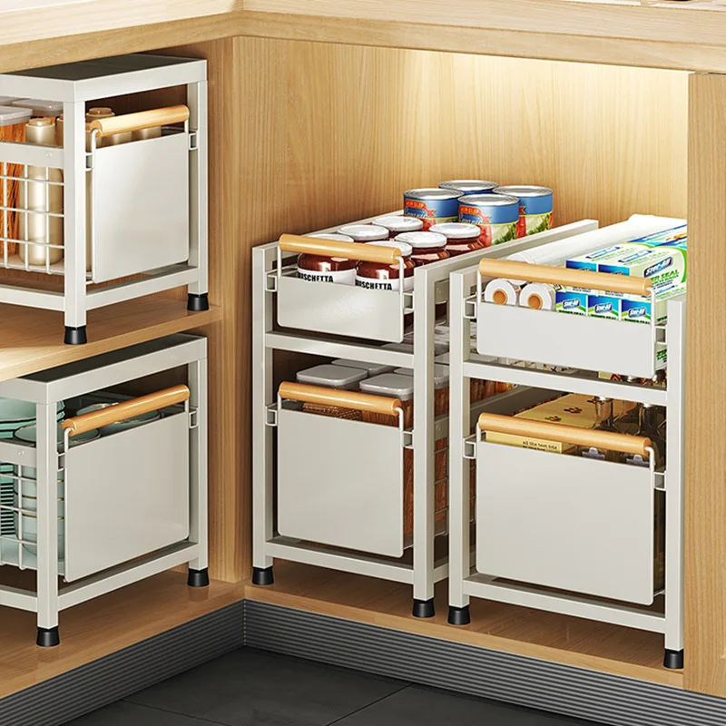 Under Sink Organizer - Pull-out Tiered Shelf for Kitchen Cabinet | Adjustable Storage Rack with Drawers, Spice & Dish Organizer
Under Sink Organizer - Pull-out Tiered Shelf for Kitchen Cabinet | Adjustable Storage Rack with Drawers, Spice & Dish Organizer