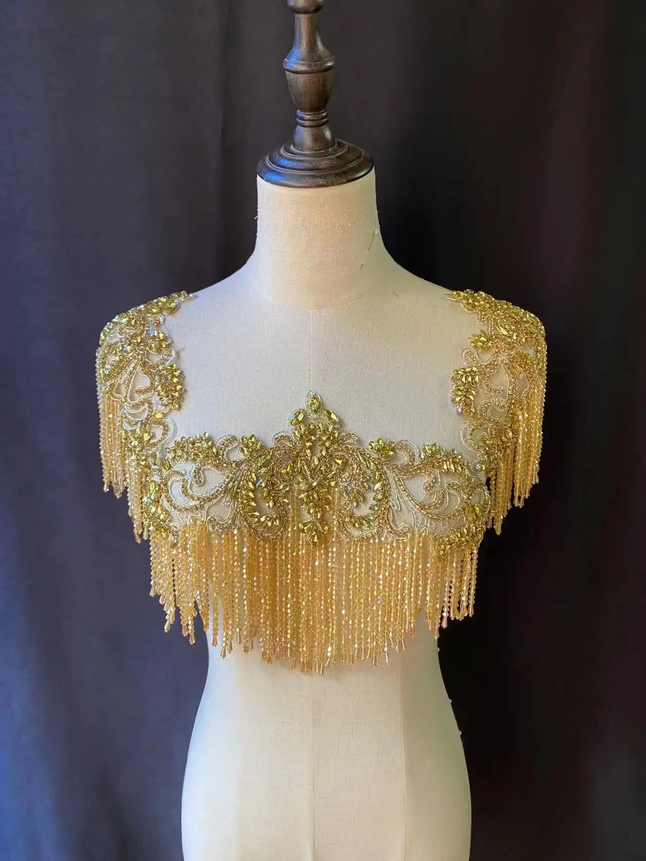 Wholesale 10+Colors Sparkling Fringe Chain Diamond Boidce Patch Applique for Evening Dress,Bridal Sash,Shoulder Necklace Couture
Wholesale 10+Colors Sparkling Fringe Chain Diamond Boidce Patch Applique for Evening Dress,Bridal Sash,Shoulder Necklace Couture