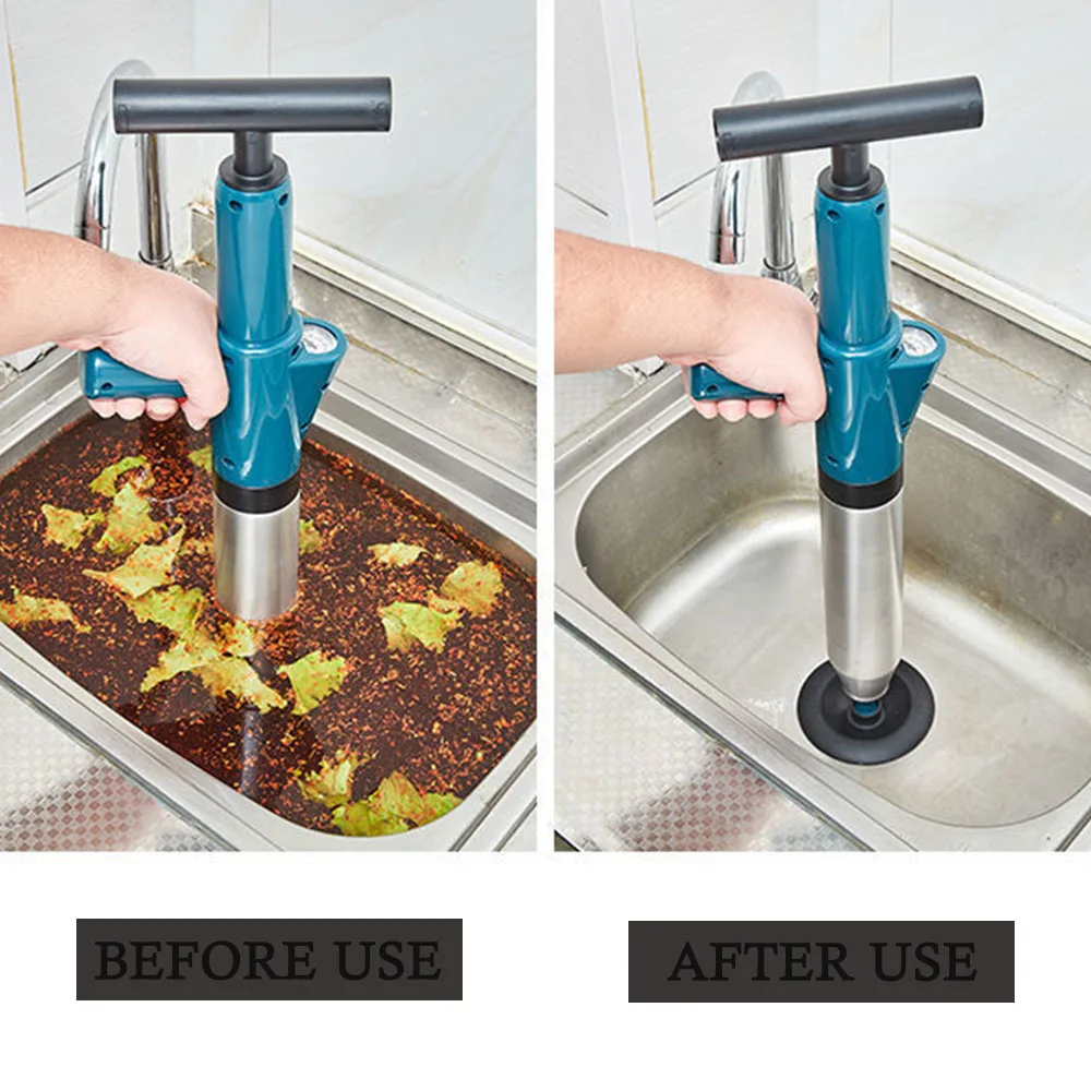 Durable Sewer Pipe Unblocker Toilet Plungers Air-Gun Blaster Toilet Dredge For Bath Toilets Cleaning
Durable Sewer Pipe Unblocker Toilet Plungers Air-Gun Blaster Toilet Dredge For Bath Toilets Cleaning