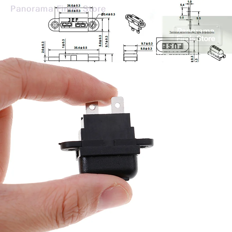 5pcs 30A Standard Automotive Bla de Fuse Holder Box with Cover for Car Boat Truck - Electrical Ignition Switch Accessory
5pcs 30A Standard Automotive Bla de Fuse Holder Box with Cover for Car Boat Truck - Electrical Ignition Switch Accessory