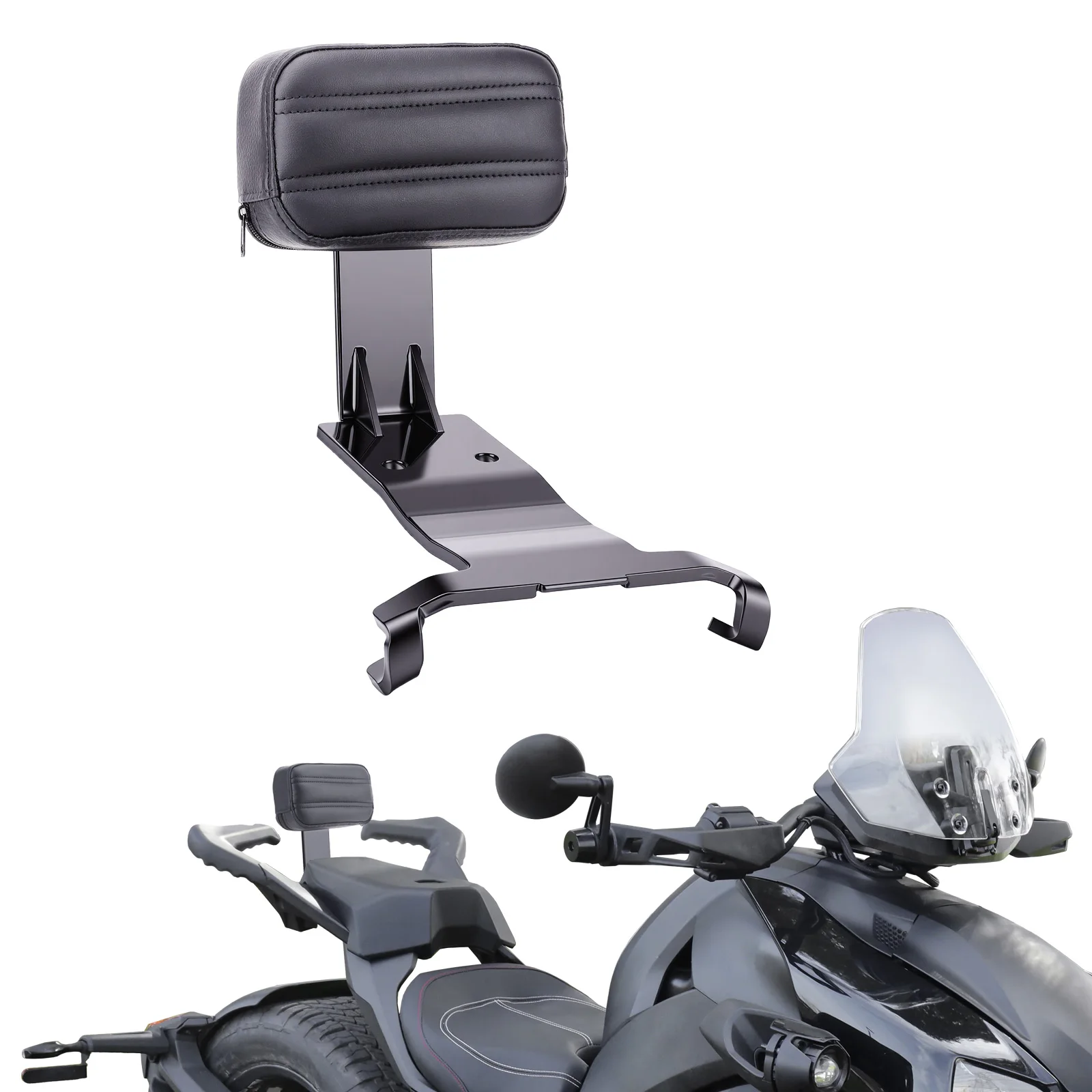 Soft Passenger Backrest for Can-Am Ryker 600 900 / Rally Edition Sport Edition 2019-2025 Detachable Passenger Back Rest Kit
Soft Passenger Backrest for Can-Am Ryker 600 900 / Rally Edition Sport Edition 2019-2025 Detachable Passenger Back Rest Kit