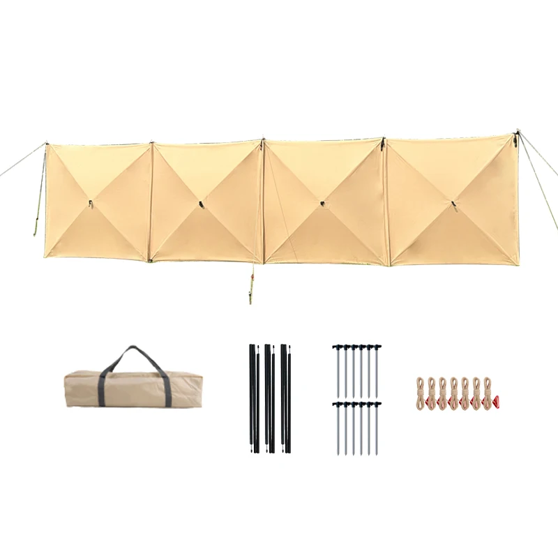Wholesale Free Assembly Portable Picnic Camping Windshield Camping Windscreen Windbreaker
Wholesale Free Assembly Portable Picnic Camping Windshield Camping Windscreen Windbreaker
