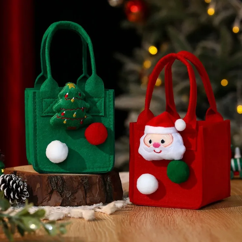 Festive Felt Christmas Gift Bags, Reusable Santa Claus/Tree Design Pouches for Holiday Party Favors, Xmas Present Sack for Kids
Festive Felt Christmas Gift Bags, Reusable Santa Claus/Tree Design Pouches for Holiday Party Favors, Xmas Present Sack for Kids