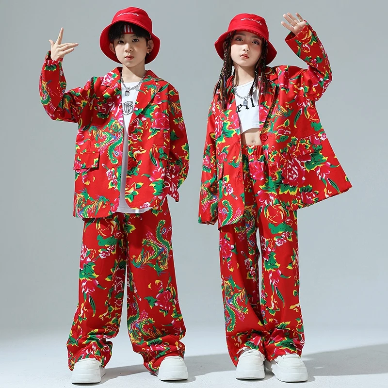 2024 Girls Hip Hop Dance Costume Kids Jazz Street Dance Coat Pants Boys Long Sleeves Red Suit Festival Stage Clothing BL13547
2024 Girls Hip Hop Dance Costume Kids Jazz Street Dance Coat Pants Boys Long Sleeves Red Suit Festival Stage Clothing BL13547