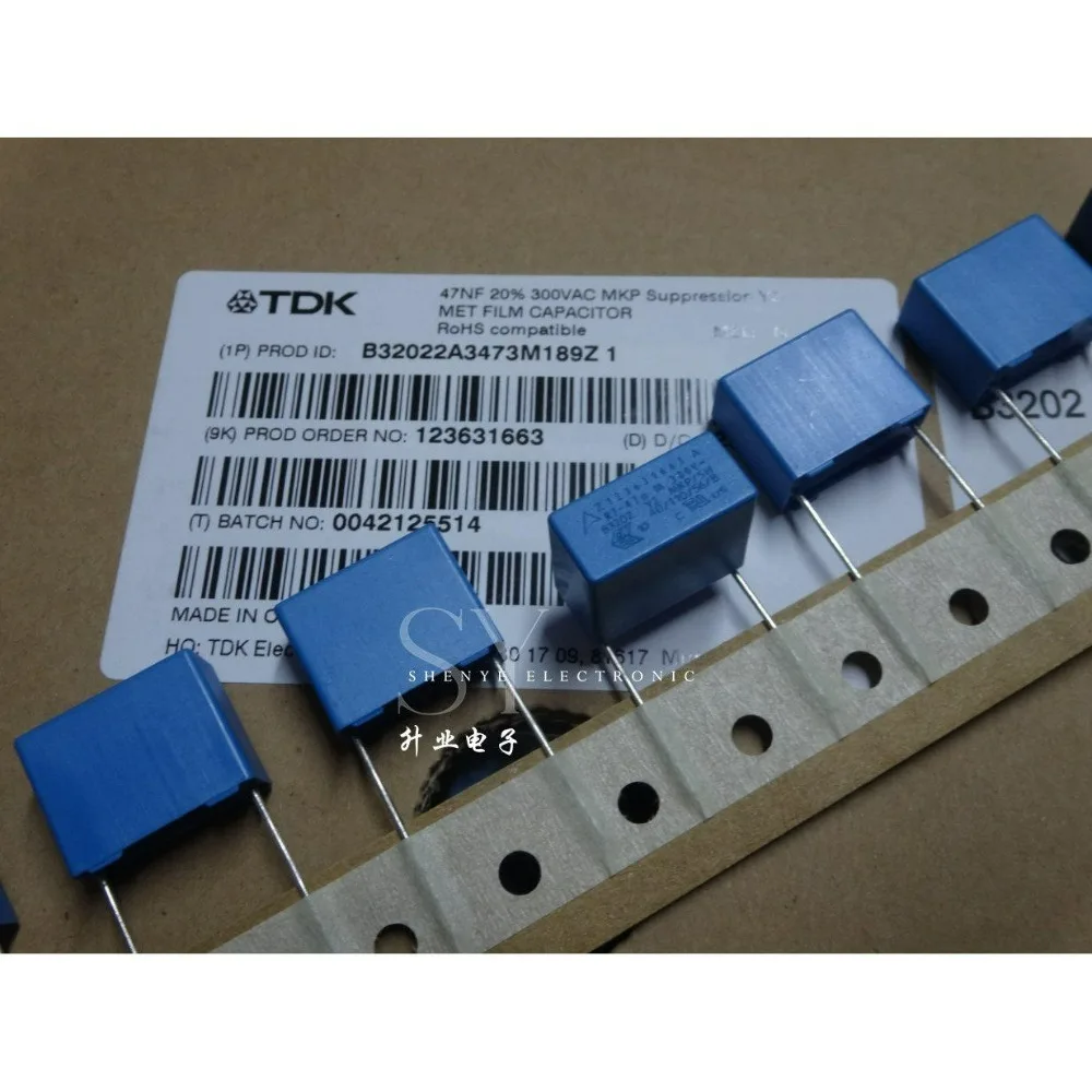 5PCS EPCOS 0.047uf/300vAC 47NF 473 Y2 Brand New 15mm Film Capacitor B32022A3473M189
5PCS EPCOS 0.047uf/300vAC 47NF 473 Y2 Brand New 15mm Film Capacitor B32022A3473M189