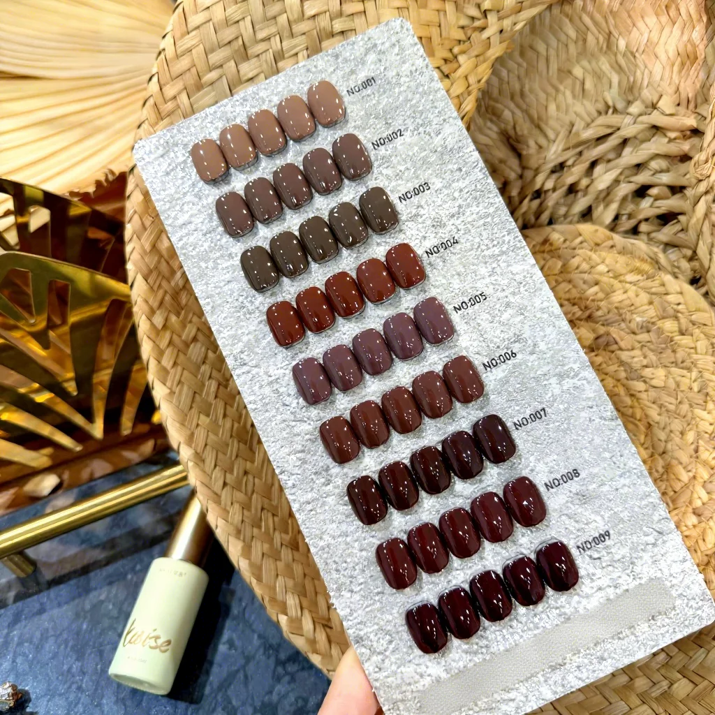 KAISE 9 Colors Brown Solid Color Designer French LED UV Gel Set Non-Toxic HEMA-Free TPO-Free Eco-Friendly Long Lasting Salon
KAISE 9 Colors Brown Solid Color Designer French LED UV Gel Set Non-Toxic HEMA-Free TPO-Free Eco-Friendly Long Lasting Salon