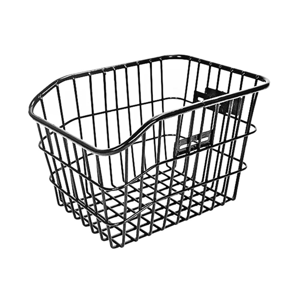 Rear Bike Basket Waterproof Large Capacity Metal Wire Bicycle Basket for Most Rear Bike Racks
Rear Bike Basket Waterproof Large Capacity Metal Wire Bicycle Basket for Most Rear Bike Racks