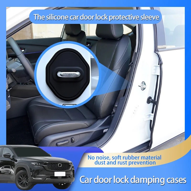 Car Silicone Door Lock Cover Auto Emblem Accessories For Mazda CX50 VA CX-50 CX30 CX90
Car Silicone Door Lock Cover Auto Emblem Accessories For Mazda CX50 VA CX-50 CX30 CX90