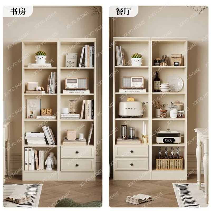 L Cream Wind Solid Wood Bookcase Shelf Living Room Home Storage Cabinet Wall Bookshelf
L Cream Wind Solid Wood Bookcase Shelf Living Room Home Storage Cabinet Wall Bookshelf