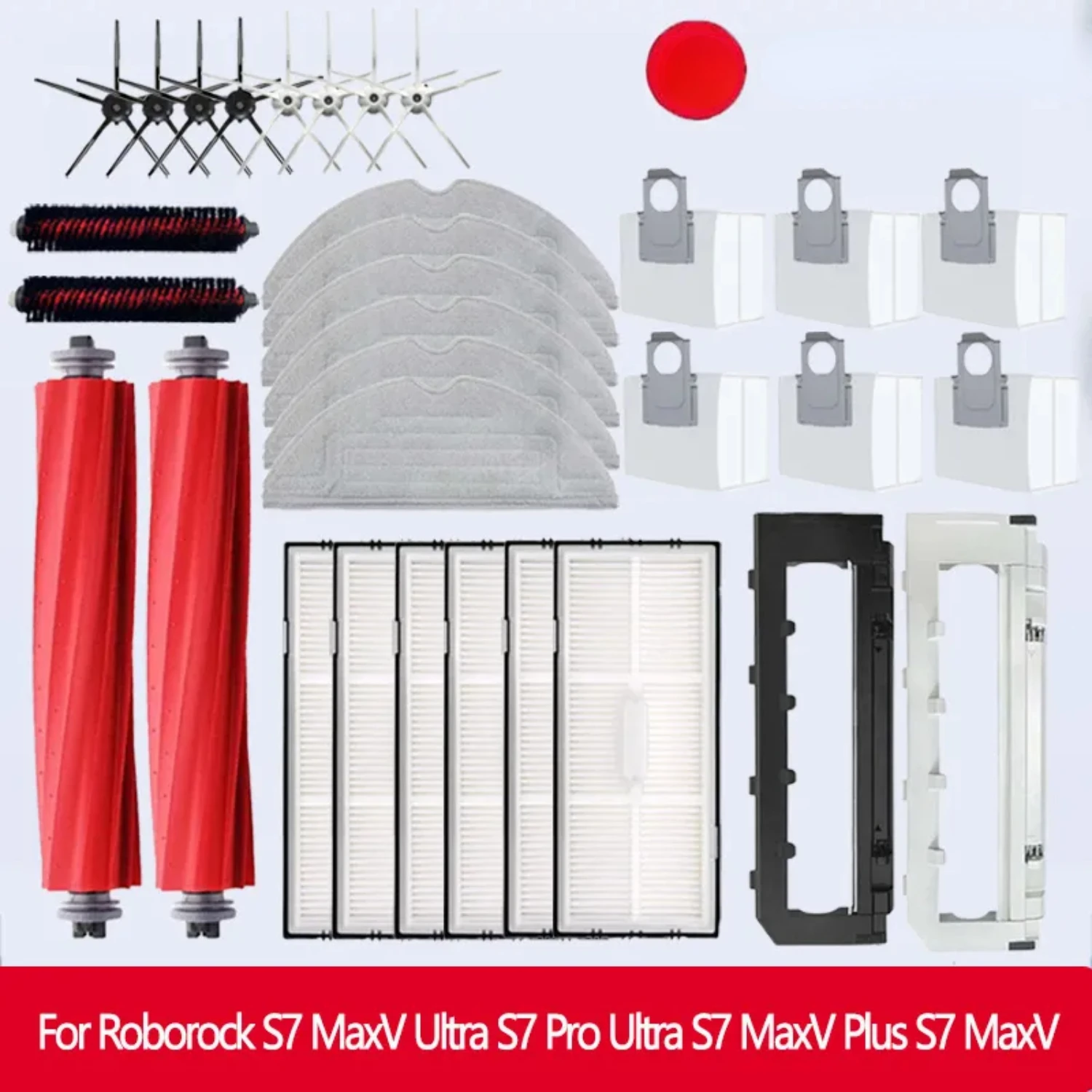 S7 MaxV Ultra S7 pro ultra Accessories S7 MaxV Plus Main Side Brush Mop Hepa Filter Dust Bag Robot Vacuum Cleaner
S7 MaxV Ultra S7 pro ultra Accessories S7 MaxV Plus Main Side Brush Mop Hepa Filter Dust Bag Robot Vacuum Cleaner