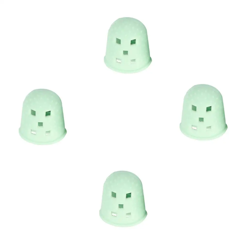 4 Pcs Guitar Finger Caps Guards Fingertip Protectors Non-slip Silicone Thumb Green Office
4 Pcs Guitar Finger Caps Guards Fingertip Protectors Non-slip Silicone Thumb Green Office