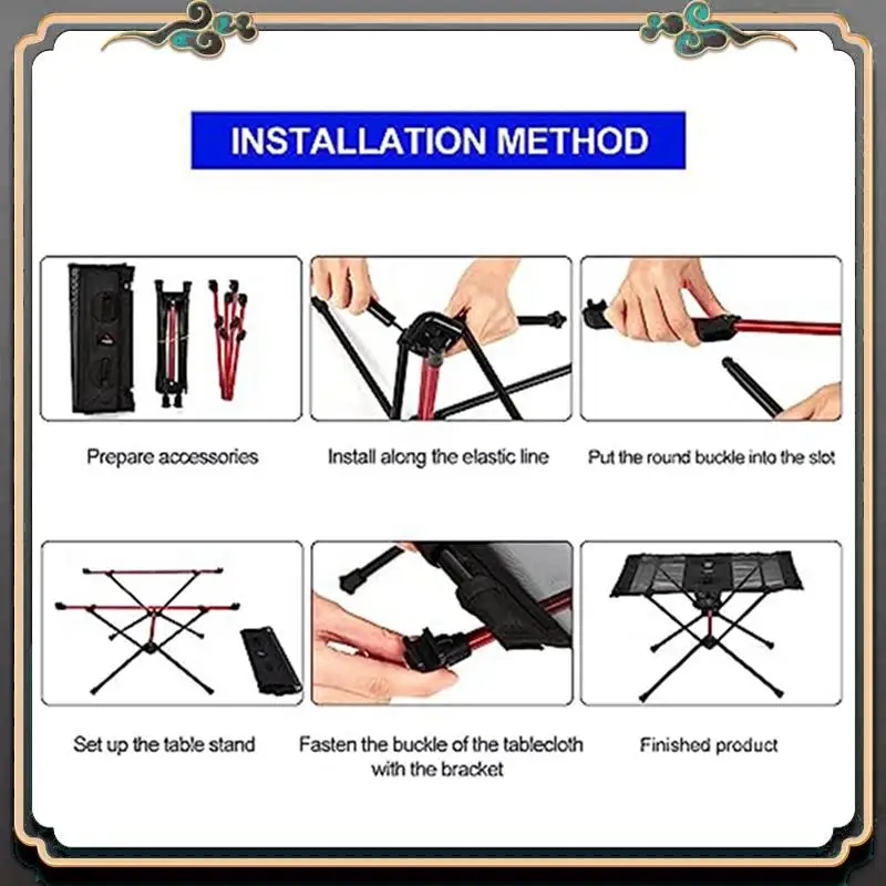 Camping Foldable Table Tourist Picnic Dinner Foldabletable Travel Furniture Equipment Supplies
Camping Foldable Table Tourist Picnic Dinner Foldabletable Travel Furniture Equipment Supplies