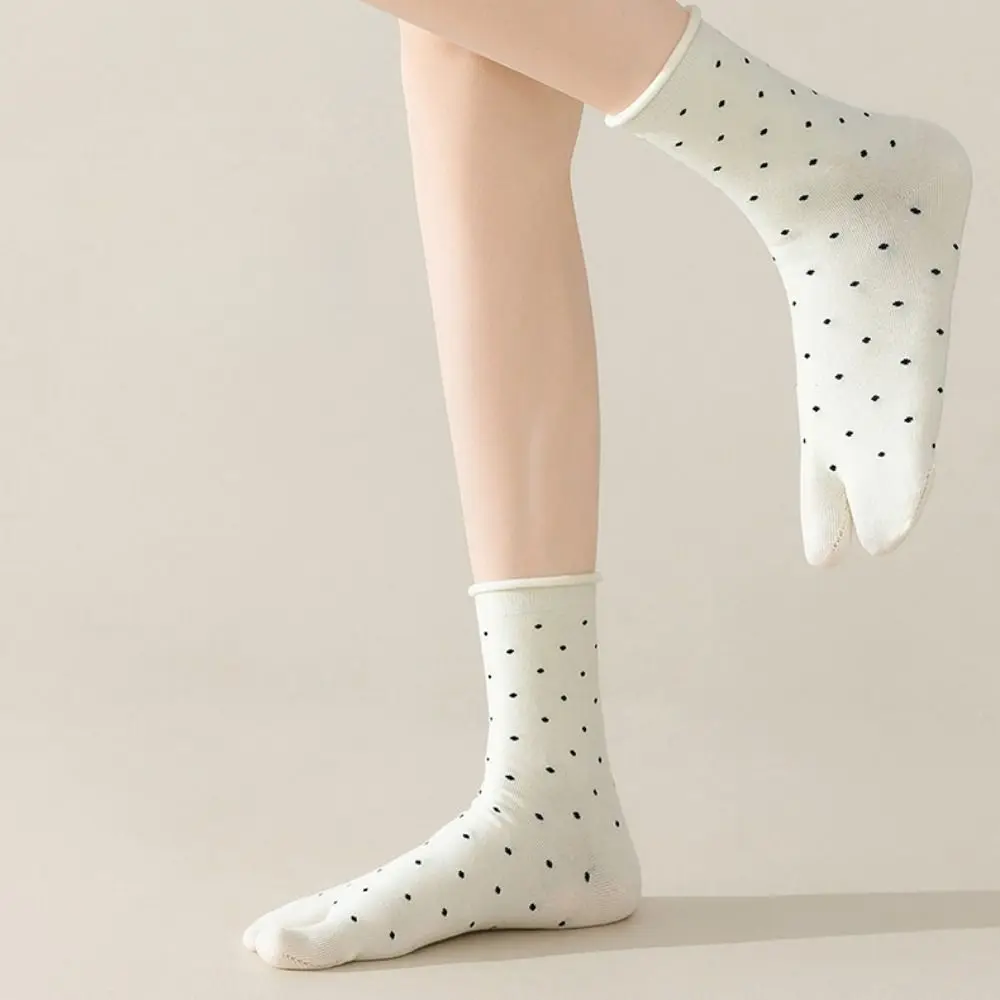 Sweet Dots Two Toe Tube Socks Cotton Thin Separate Toe Socks Ruffle Hosiery Mid-calf Socks for 2Pairs Women
Sweet Dots Two Toe Tube Socks Cotton Thin Separate Toe Socks Ruffle Hosiery Mid-calf Socks for 2Pairs Women
