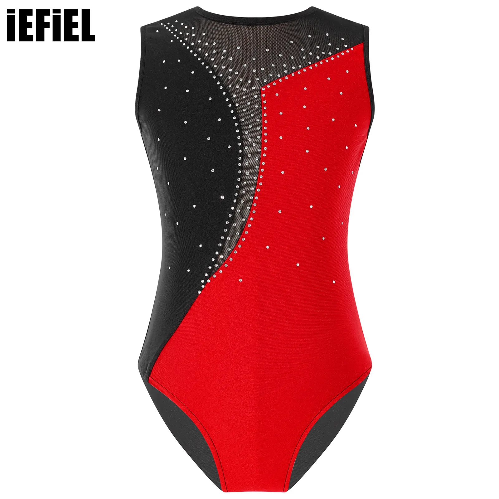 Kid Girls Patchwork Dance Leotards Shiny Rhinestone Decorated Sleeveless Round Neckline Contrast Color Dance Leotards
Kid Girls Patchwork Dance Leotards Shiny Rhinestone Decorated Sleeveless Round Neckline Contrast Color Dance Leotards