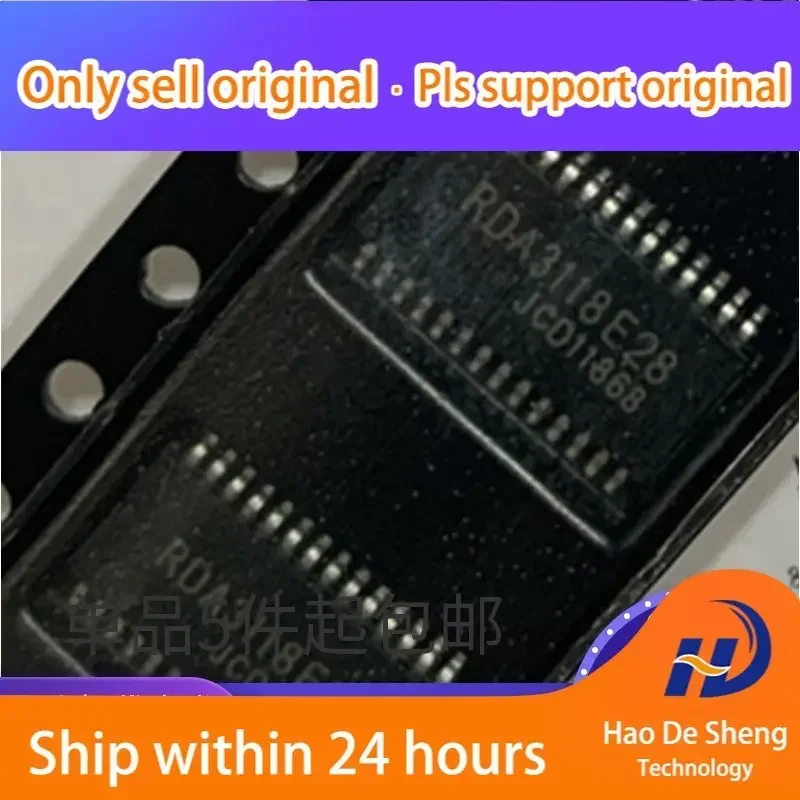10 шт./лот RDA3118E28 RDA3118 IC TSSOP-28, новый, оригинальный, в наличии
10 шт./лот RDA3118E28 RDA3118 IC TSSOP-28, новый, оригинальный, в наличии