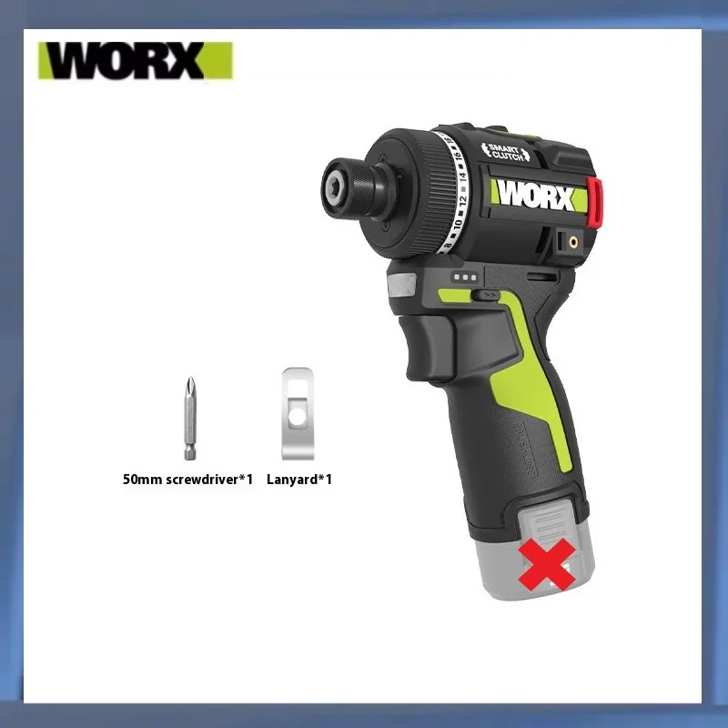 WORX WU139 Cordless Screwdriver Dual Speed 50Nm 12v Univeral Green 12V Battery Pack(Without battery and charger)
WORX WU139 Cordless Screwdriver Dual Speed 50Nm 12v Univeral Green 12V Battery Pack(Without battery and charger)