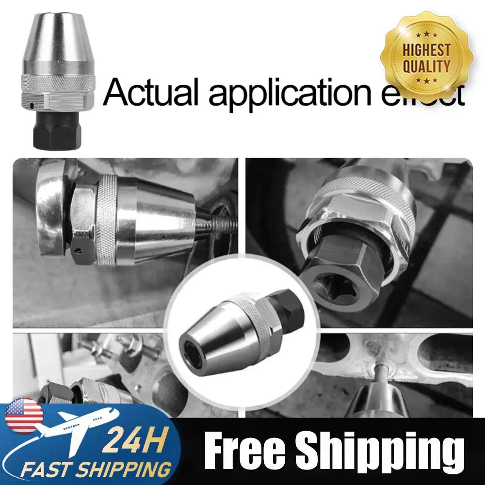 Broken Bolt Remover 3/8-inch Damaged Bolt and Stud Extractor Tool Threading Head Socket Remover for Rust Painted Waste Bolts
Broken Bolt Remover 3/8-inch Damaged Bolt and Stud Extractor Tool Threading Head Socket Remover for Rust Painted Waste Bolts