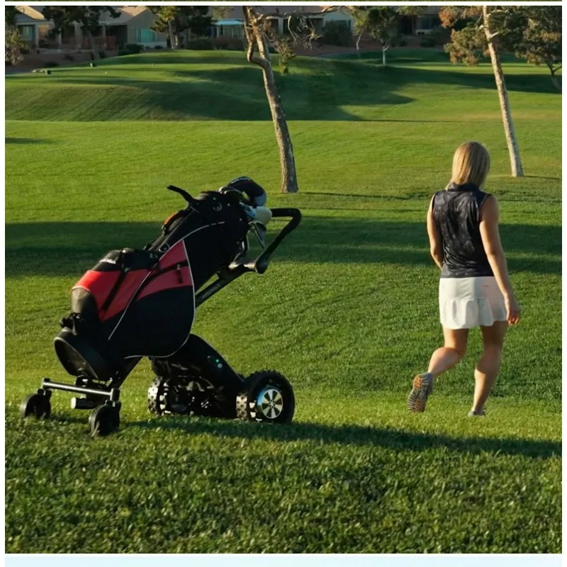 QC008 Intelligent Automatic AI Golf Trolley Remote Control Electric Golf Trolley 4 Wheels
QC008 Intelligent Automatic AI Golf Trolley Remote Control Electric Golf Trolley 4 Wheels