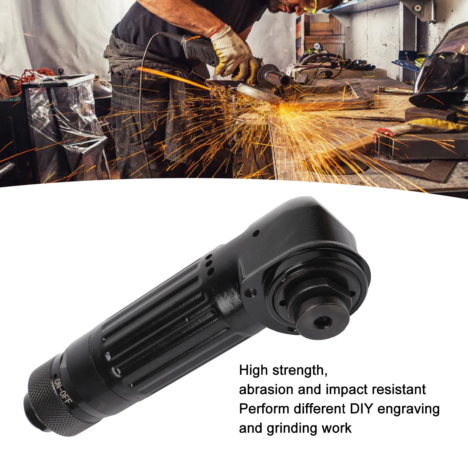 Air Powered Angle Grinder Pneumatic Angle Grinder with Hex Wrench High Strength 15000RPM Air Powered Angle Grinding Machine
Air Powered Angle Grinder Pneumatic Angle Grinder with Hex Wrench High Strength 15000RPM Air Powered Angle Grinding Machine