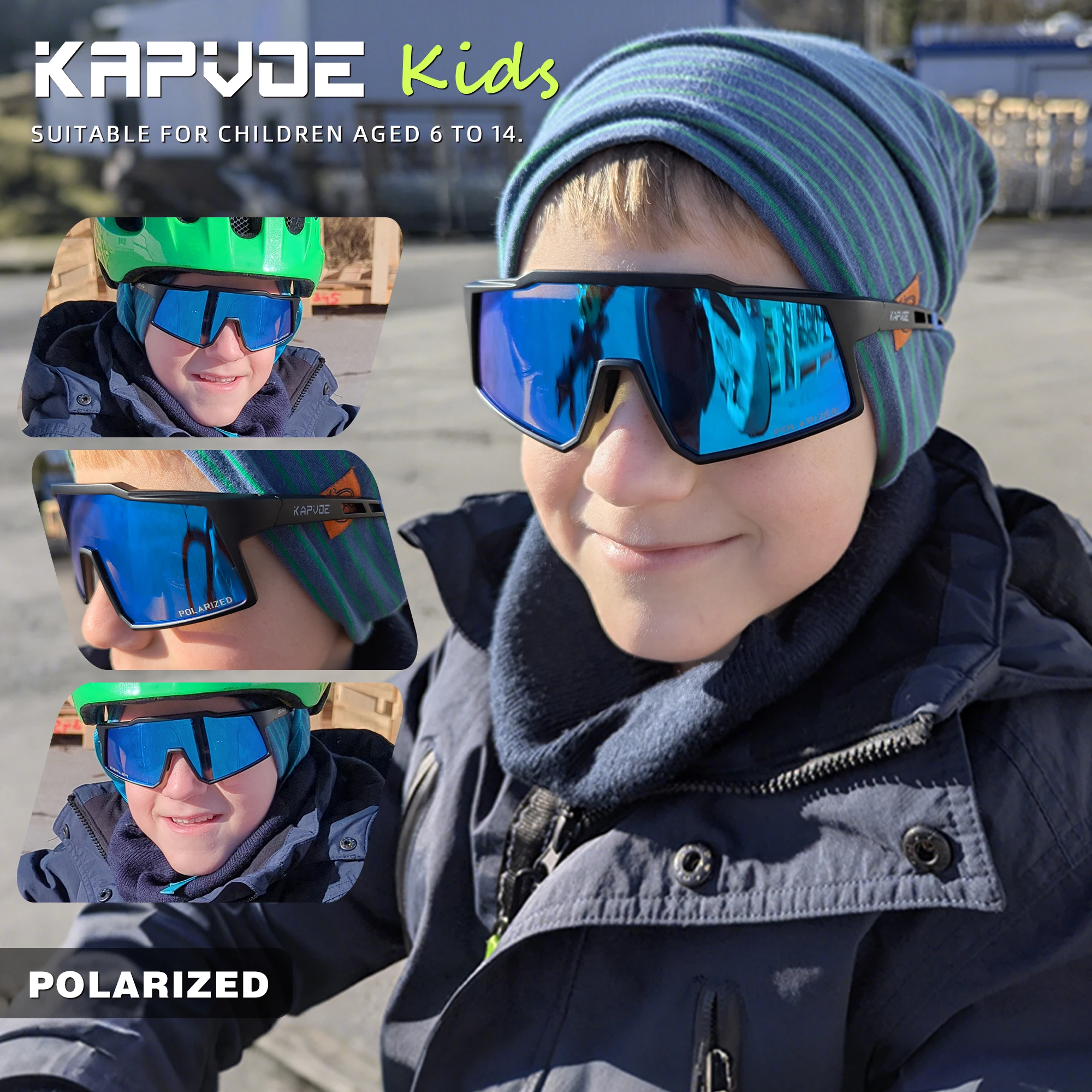 KAPVOE бейсбольные очки UV400 для мальчиков и девочек, поляризационные детские солнцезащитные очки для подростков, велосипедные очки для велоспорта, спортивные очки на открытом воздухе
KAPVOE бейсбольные очки UV400 для мальчиков и девочек, поляризационные детские солнцезащитные очки для подростков, велосипедные очки для велоспорта, спортивные очки на открытом воздухе