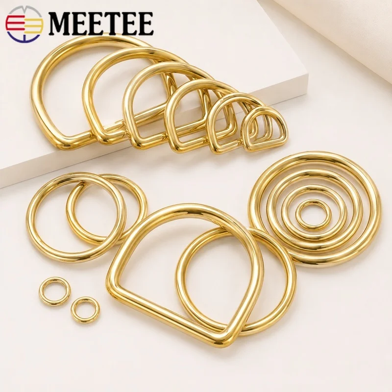 10/20Pcs 12-45mm Solid Brass O D Ring Buckles Handbag Strap Connector Hook Adjustable Belt Leather Craft Hardware Sewing Parts
10/20Pcs 12-45mm Solid Brass O D Ring Buckles Handbag Strap Connector Hook Adjustable Belt Leather Craft Hardware Sewing Parts