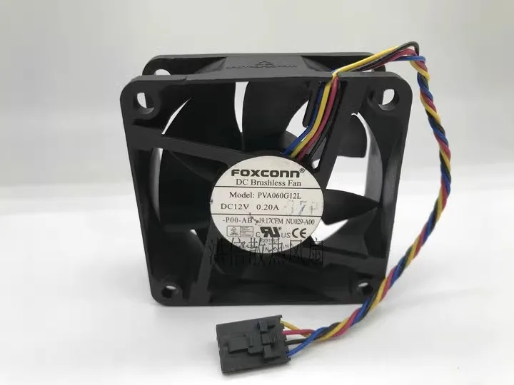 Free shipping Original PVA060G12L 12V 0.20A 6CM 6025 4-wire PWM temperature control 4-wire cooling fan
Free shipping Original PVA060G12L 12V 0.20A 6CM 6025 4-wire PWM temperature control 4-wire cooling fan