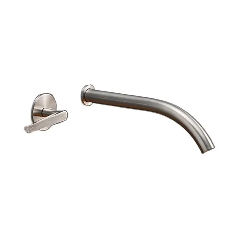 Brushed silver, brushed nickel, stainless steel natural color, wall basin faucet, concealed basin faucet
Brushed silver, brushed nickel, stainless steel natural color, wall basin faucet, concealed basin faucet