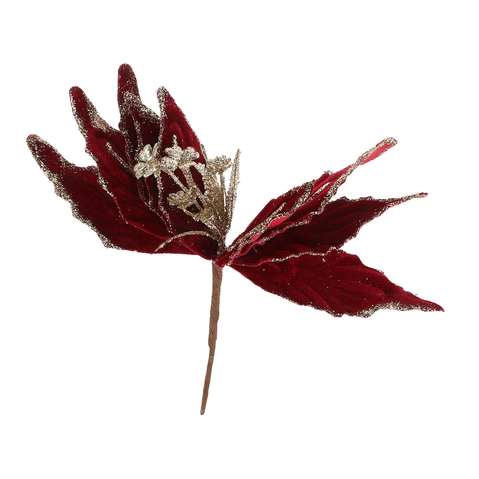 26CM Christmas Decoration Artificial Poinsettia Glitter Flowers Gold naments Holiday Tree naments for Holiday Tree Wreath
26CM Christmas Decoration Artificial Poinsettia Glitter Flowers Gold naments Holiday Tree naments for Holiday Tree Wreath