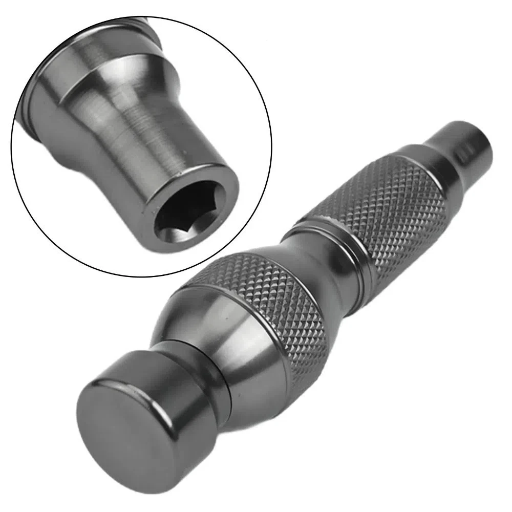 Aluminum Alloy 6.35mm Bits Holder Ergonomic Magnetic Mini Screwdriver Bits Holding Bar Sturdy Durable 6.35mm Hex Shank Bit 
Aluminum Alloy 6.35mm Bits Holder Ergonomic Magnetic Mini Screwdriver Bits Holding Bar Sturdy Durable 6.35mm Hex Shank Bit