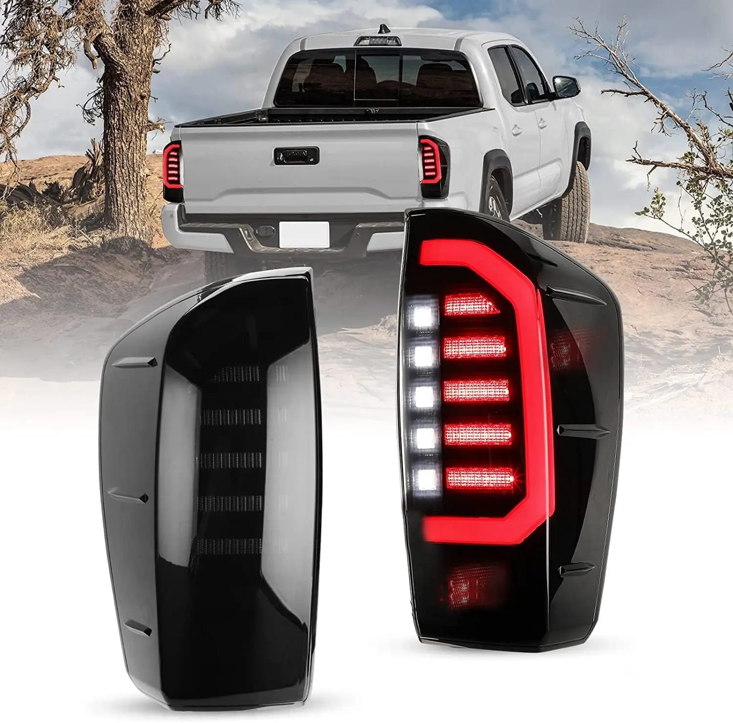 LED Brake Tail Light Rear Lamp Fit for 2016 2017 2018 2019 2020 2021 2022 Toyota Tacoma New upgrade Lights Smoked A pair
LED Brake Tail Light Rear Lamp Fit for 2016 2017 2018 2019 2020 2021 2022 Toyota Tacoma New upgrade Lights Smoked A pair